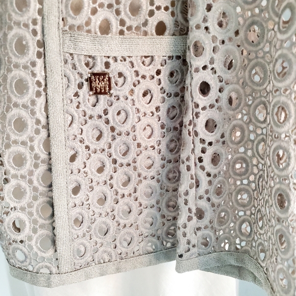 SPORTALM Lace Toupe Zipped Eyelet Blazer - Picture 7 of 9